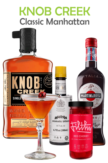 Knob Creek Classic Manhattan Cocktail Kit