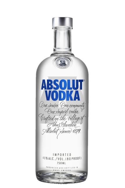 Absolut Swedish Vodka 750 ML