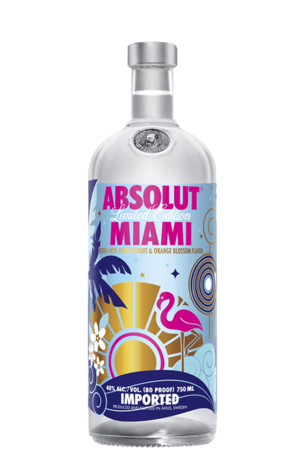 Absolut Miami Limited Edition Vodka 750 ML