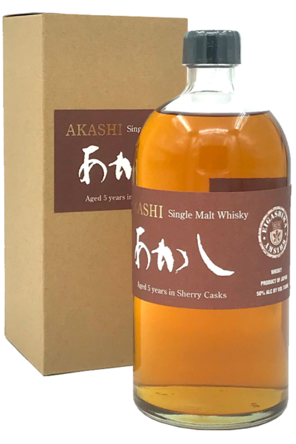 Akashi 5 Years Sherry Cask Single Malt Japanese Whisky