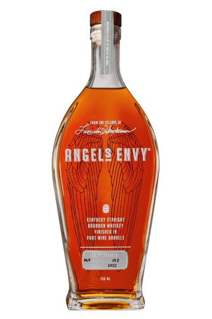 Angels Envy Cask Strength Bourbon Whiskey Finished in Port Wine Barrels