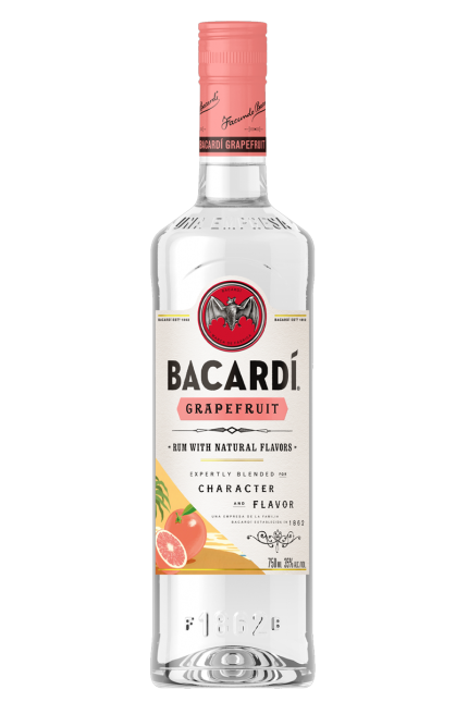 Bacardi Grapefruit Flavored Rum 750 ML