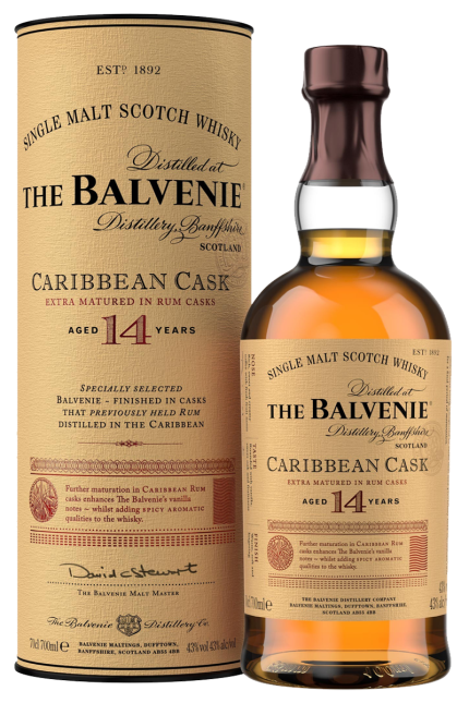 The Balvenie 14 Years Caribbean Cask Finish Single Malt Scotch Whisky