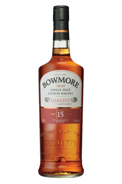 Bowmore 15 Years Darkest Islay Single Malt Scotch Whisky
