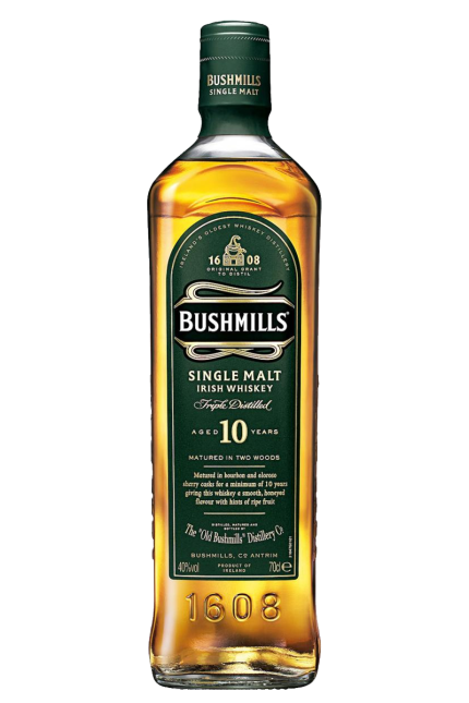 Bushmills 10 Years Single Malt Irish Whiskey