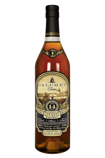 Calumet Farm Single Rack Black 14 Years Bourbon Whiskey