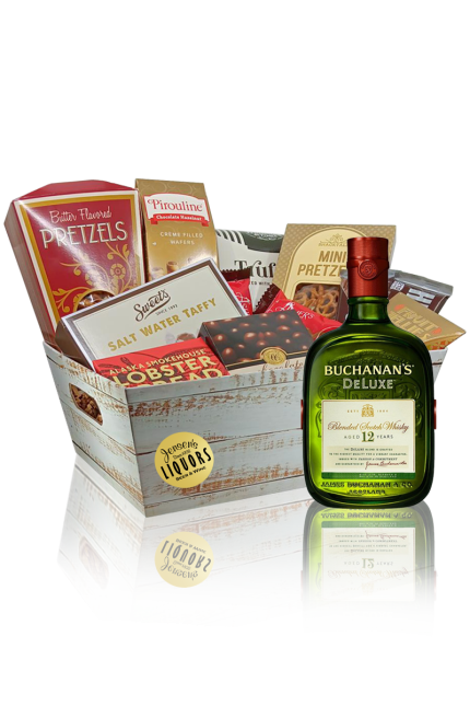 Scotch Gift Basket Buchanan's 12 Years