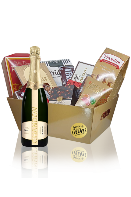 Sparkling Wine Gift Basket Chandon Brut