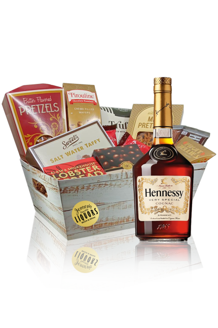 Cognac-Brandy Gift Basket Hennessy VS