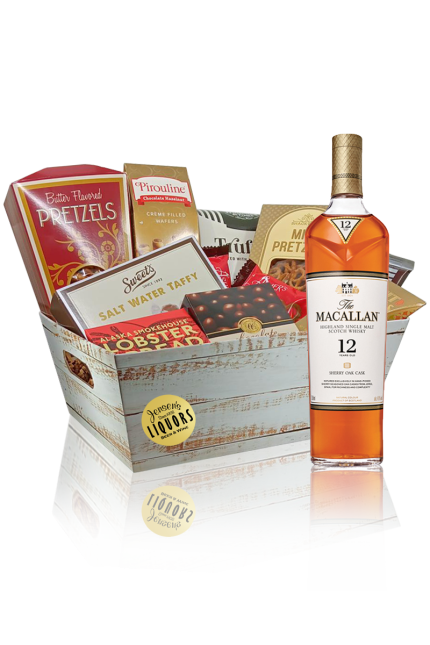 Single Malt Gift Basket Macallan 12 Years Sherry Oak