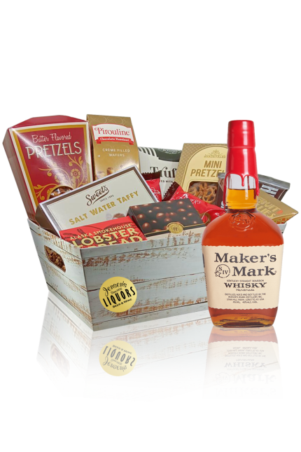 Whiskey-Bourbon Gift Basket Maker's Mark