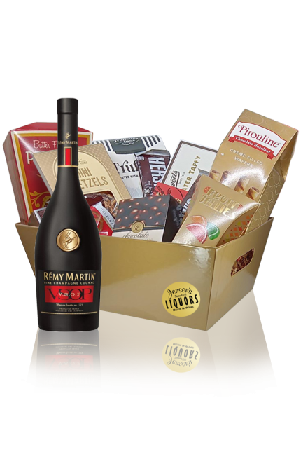 Cognac-Brandy Gift Basket Remy Martin VSOP