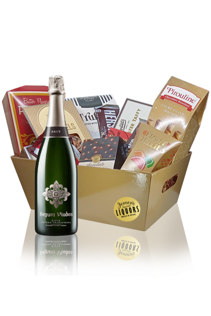 Sparkling Wine Gift Basket Segura Viudas