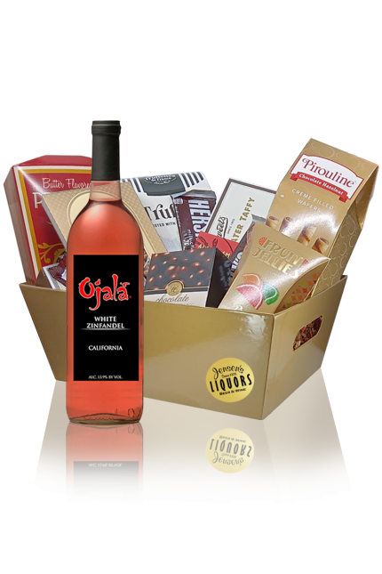 Wine Gift Basket Ojala White Zinfandel