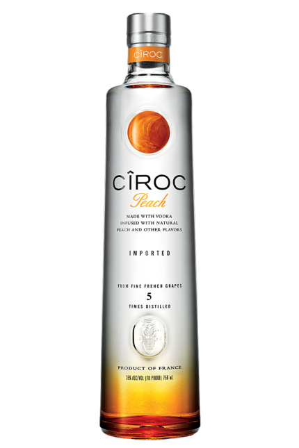 Ciroc Peach Flavored French Vodka 1.75 LT