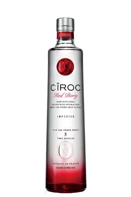 Ciroc Red Berry Flavored French Vodka 750 ML