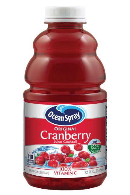 Cranberry Ocean Spray 32 Fl Oz