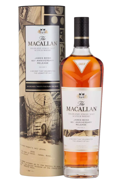 Macallan Single Malt James Bond 60th Anniversary Edition - Decade V