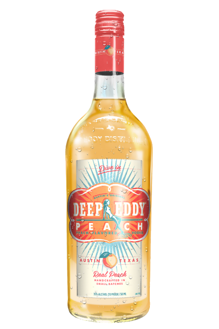 Deep Eddy Peach Flavored Vodka 750 ML