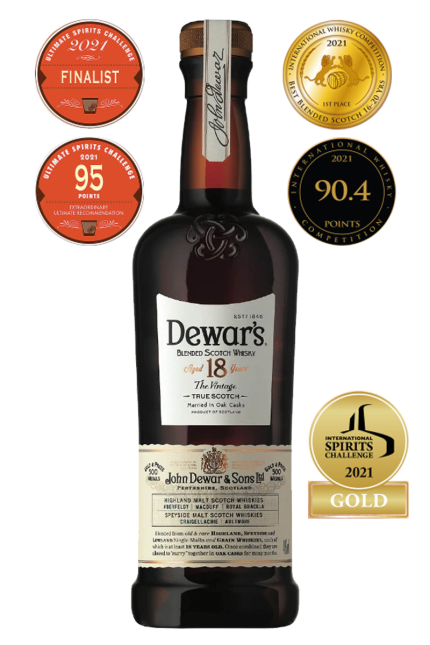 Dewar's 18 Years Blended Scotch Whisky