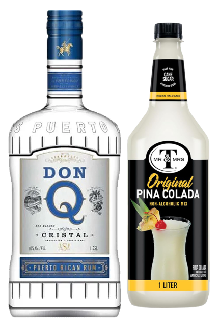 Don Q Cristal Piña Colada Cocktail Bundle