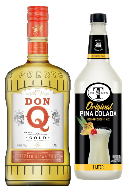 Don Q Gold Piña Colada Cocktail Bundle