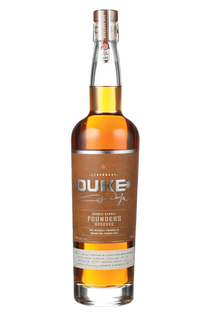 Duke Double Barrel Founders Reserve Rye Whiskey