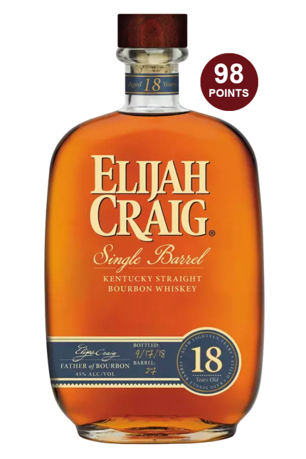 Elijah Craig 18 Years Single Barrel Bourbon