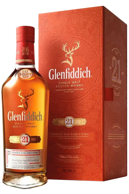 Glenfiddich 21 Years Reserva Rum Cask Finish Single Malt Scotch