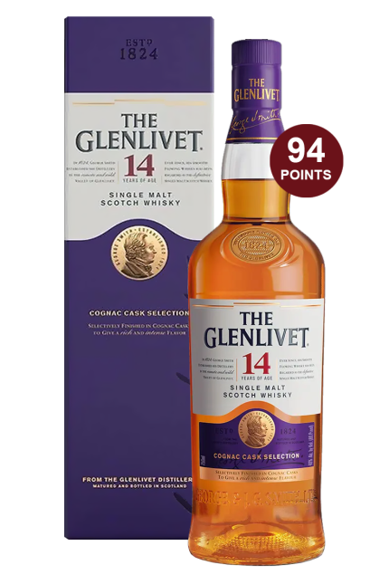 The Glenlivet 14 Years Cognac Cask Selection Single Malt Scotch