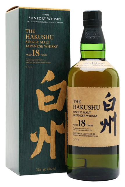 The Hakushu 18 Years Single Malt Japanese Whisky