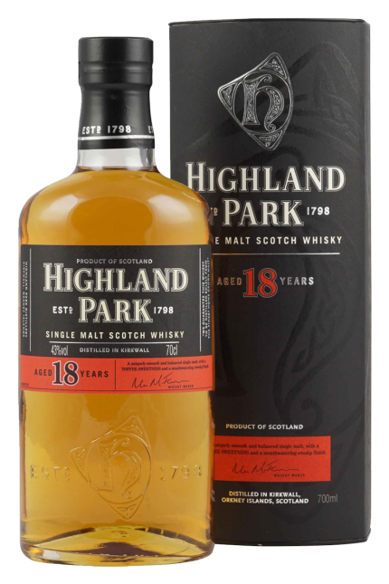 Highland Park 18 Years Single Malt Scotch Whisky