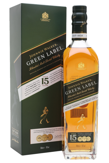 Johnnie Walker Green Label 15 Years Blended Scotch Whisky