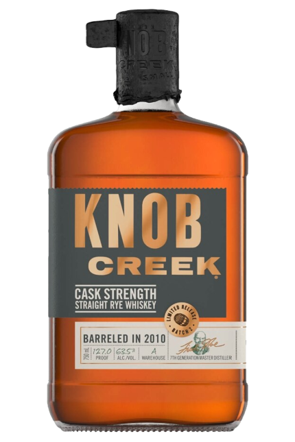 Knob Creek Cask Strength Straight Rye Whiskey 750 ML