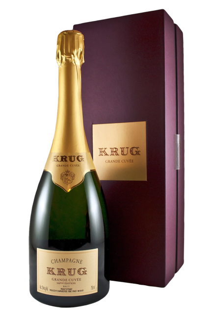 Krug Grande Cuvee Gold Brut Champagne