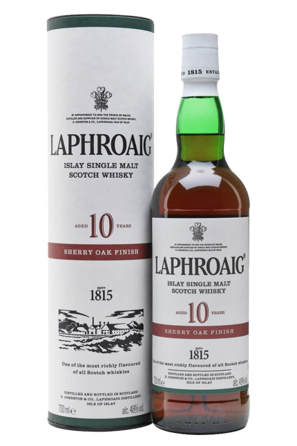 Laphroaig 10 Years Sherry Oak Finish Islay Single Malt Scotch Whisky