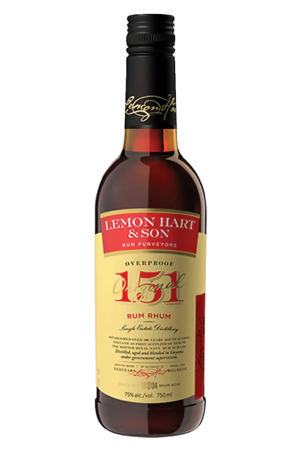 Lemon Hart & Son 151 Overproof Rum