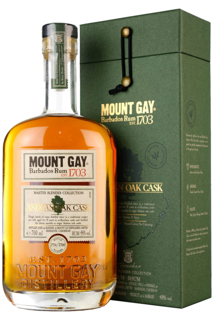 Mount Gay Andean Oak Cask Master Blender Rum Collection