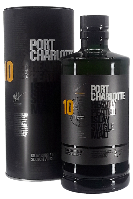 Bruichladdich Port Charlotte Heavily Peated 10 Years Old
