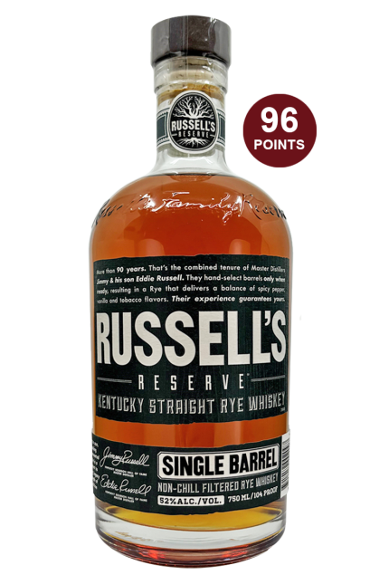 Russell’s Reserve Single Barrel Rye Whiskey