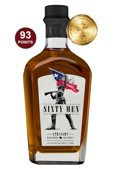 Sixty Men Straight Bourbon Whiskey
