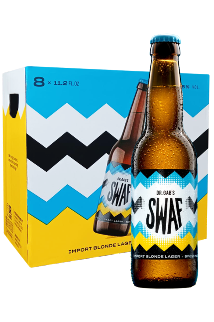 Swaf Swiss Made Blonde Lager Beer