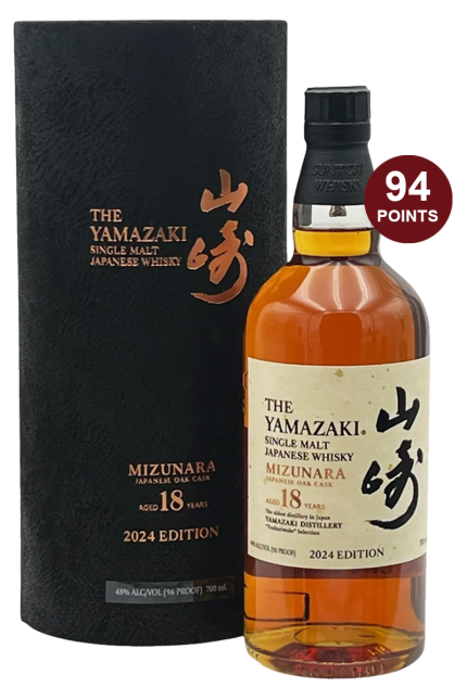 The Yamazaki 18 Years Mizunara Oak Cask Single Malt Whisky